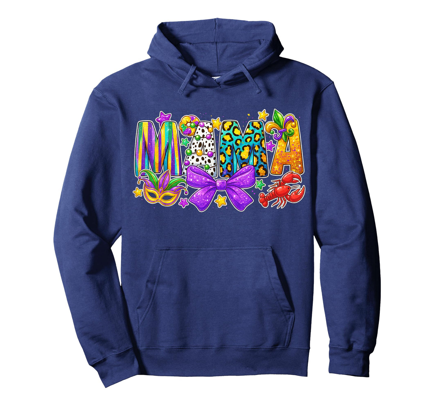 Mardi Gras Mama Coquette Bow Fat Tuesday Louisiana T-Shirt