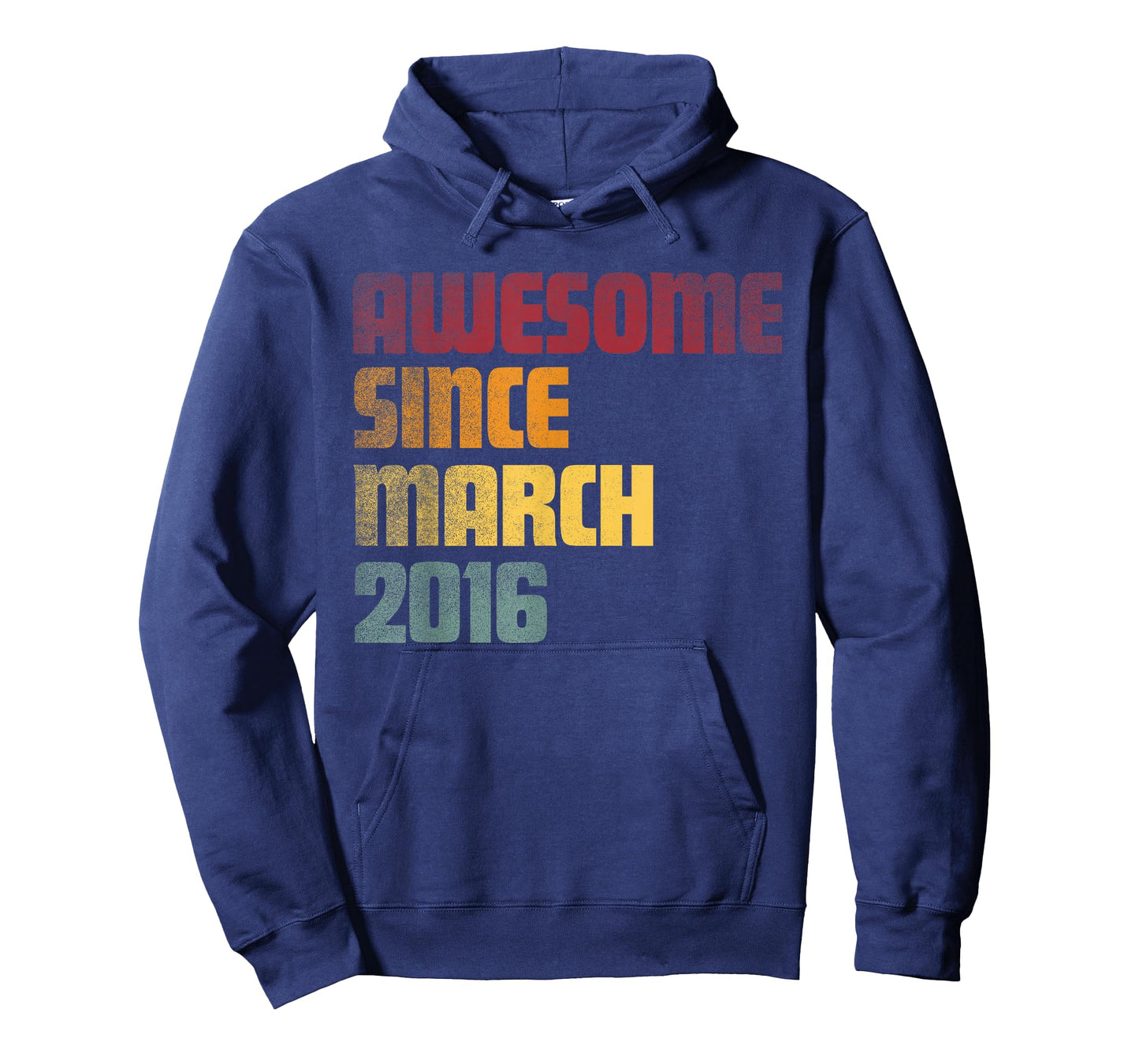 Awesome Since March 2016 10th Birthday - Vintage T-Shirt