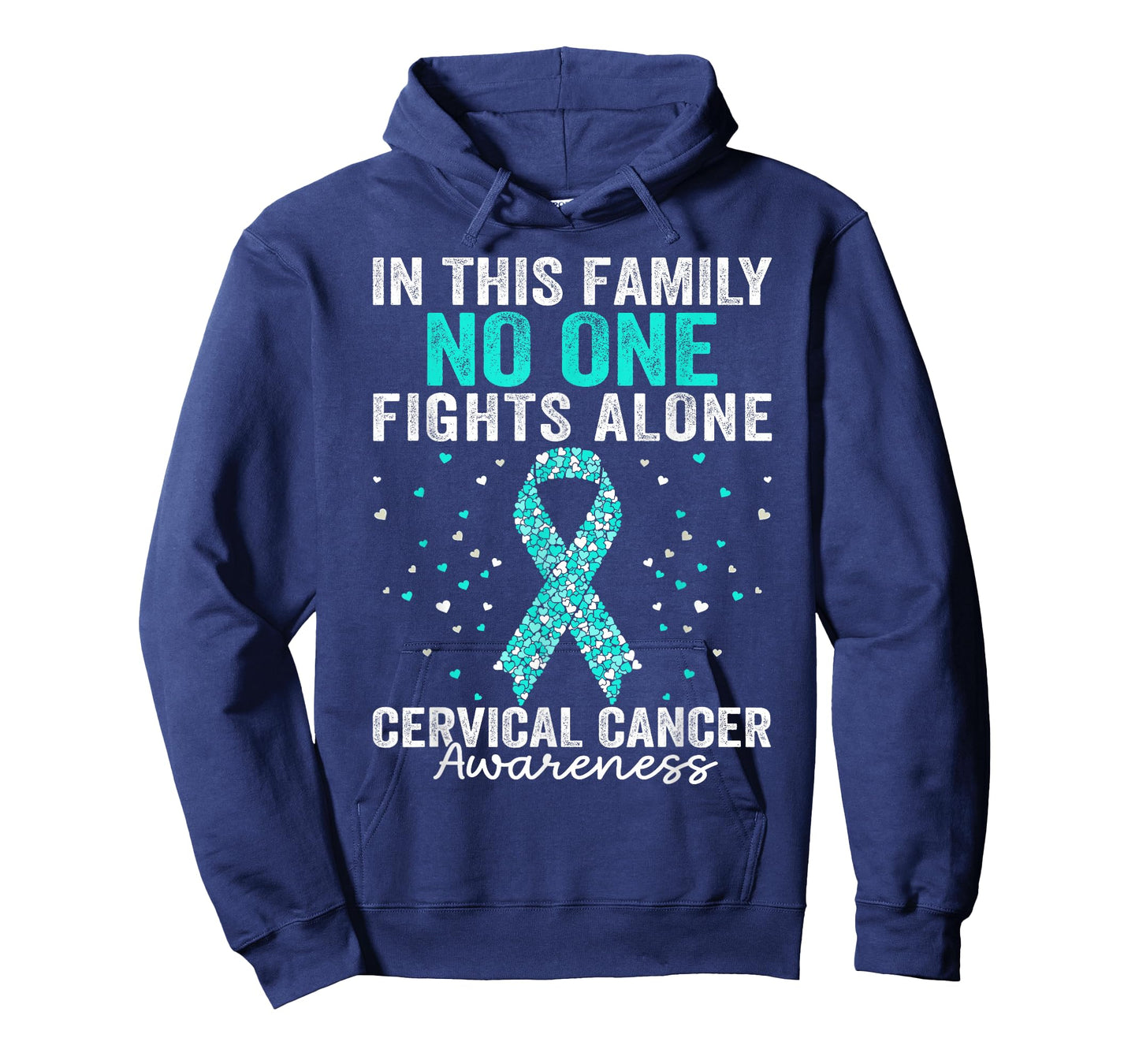 Motivational Support Cervical Cancer Awareness Men Women T-Shirt