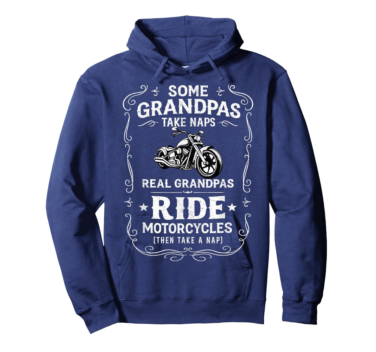 Some Grandpas Take Naps Real Grandpas Ride Motorcycles T-Shirt