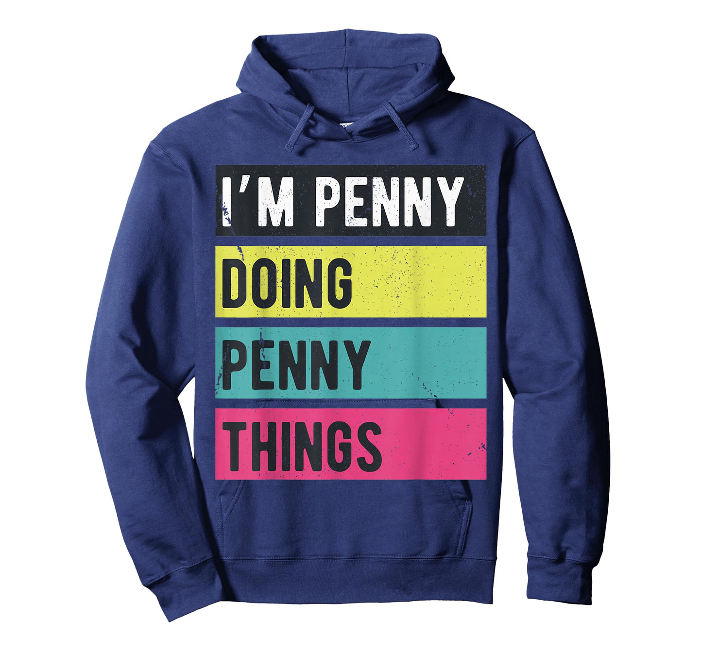 Doing Penny Things Funny Personalized Names Retro T-Shirt