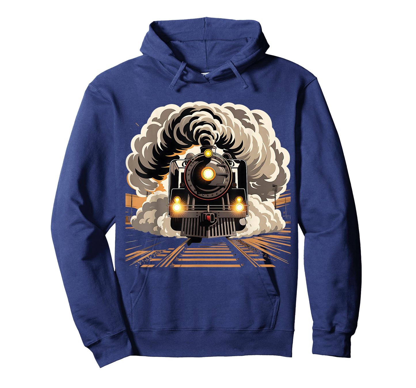 Vintage Steam Engine Train Locomotive Tee for Men Funny T-Shirt