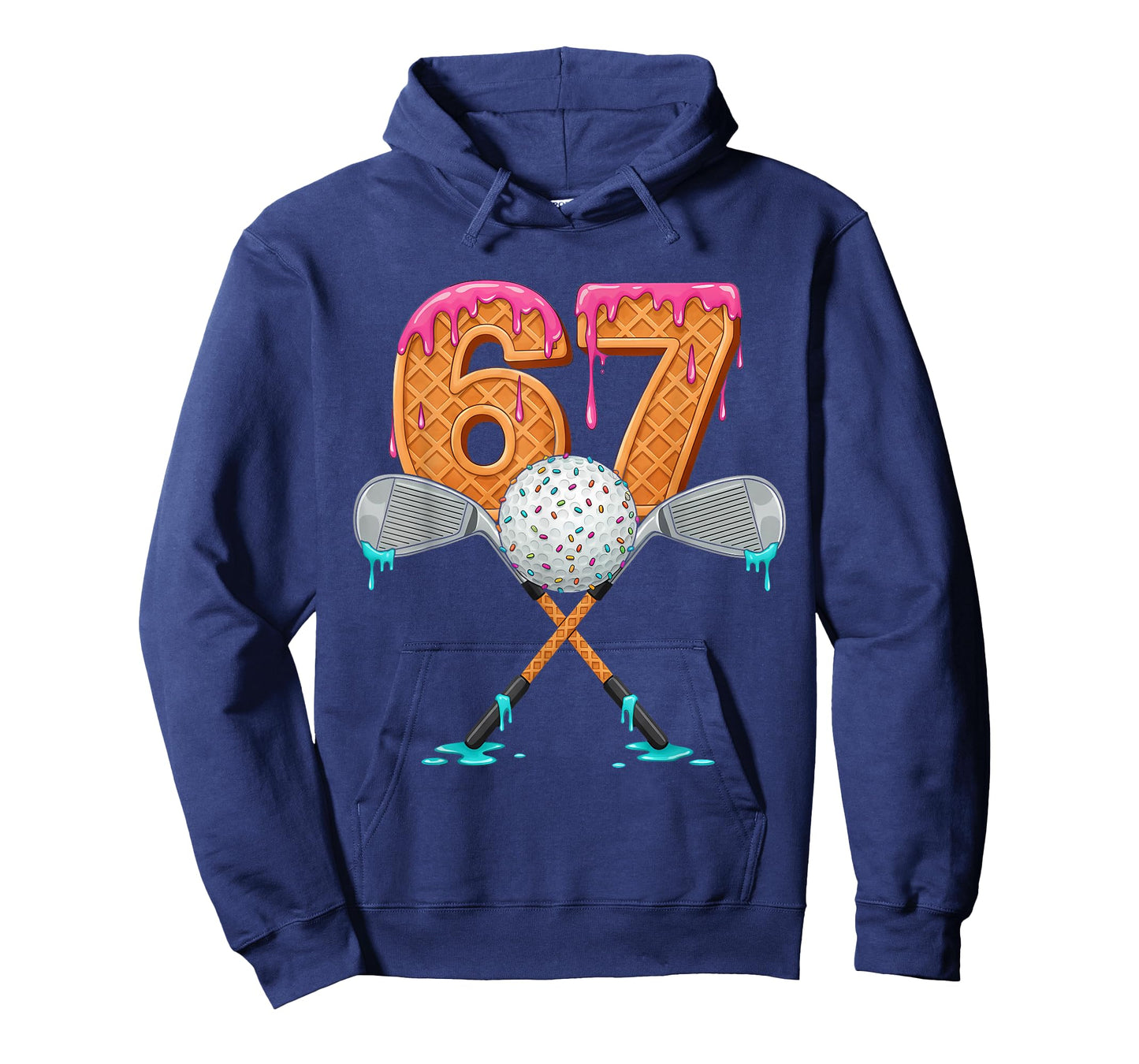 Funny 67 Golf Drip Number 67 Golf T-Shirt