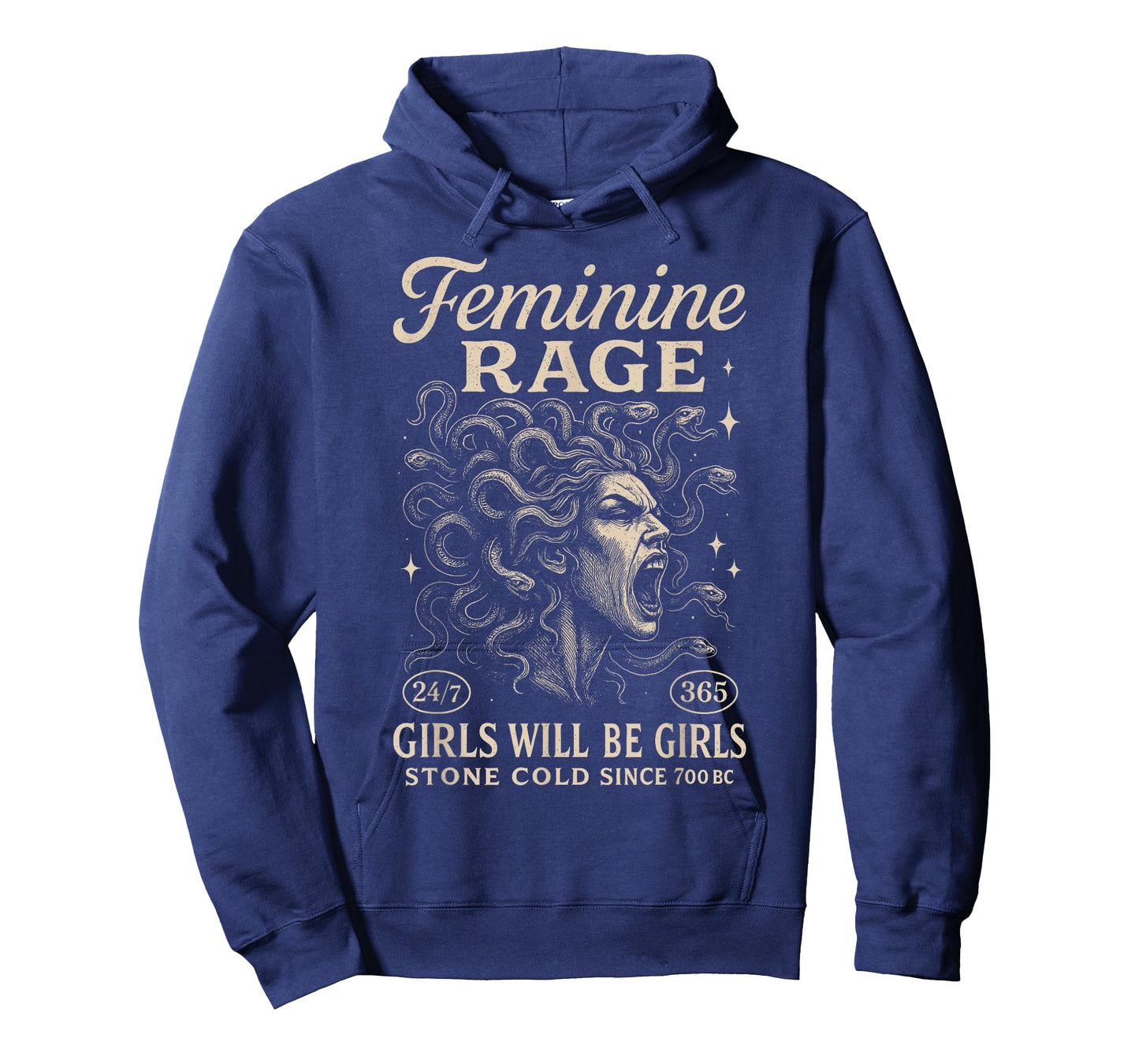 Medusa Greek Mythology Feminist Empowered Feminine A Rage T-Shirt