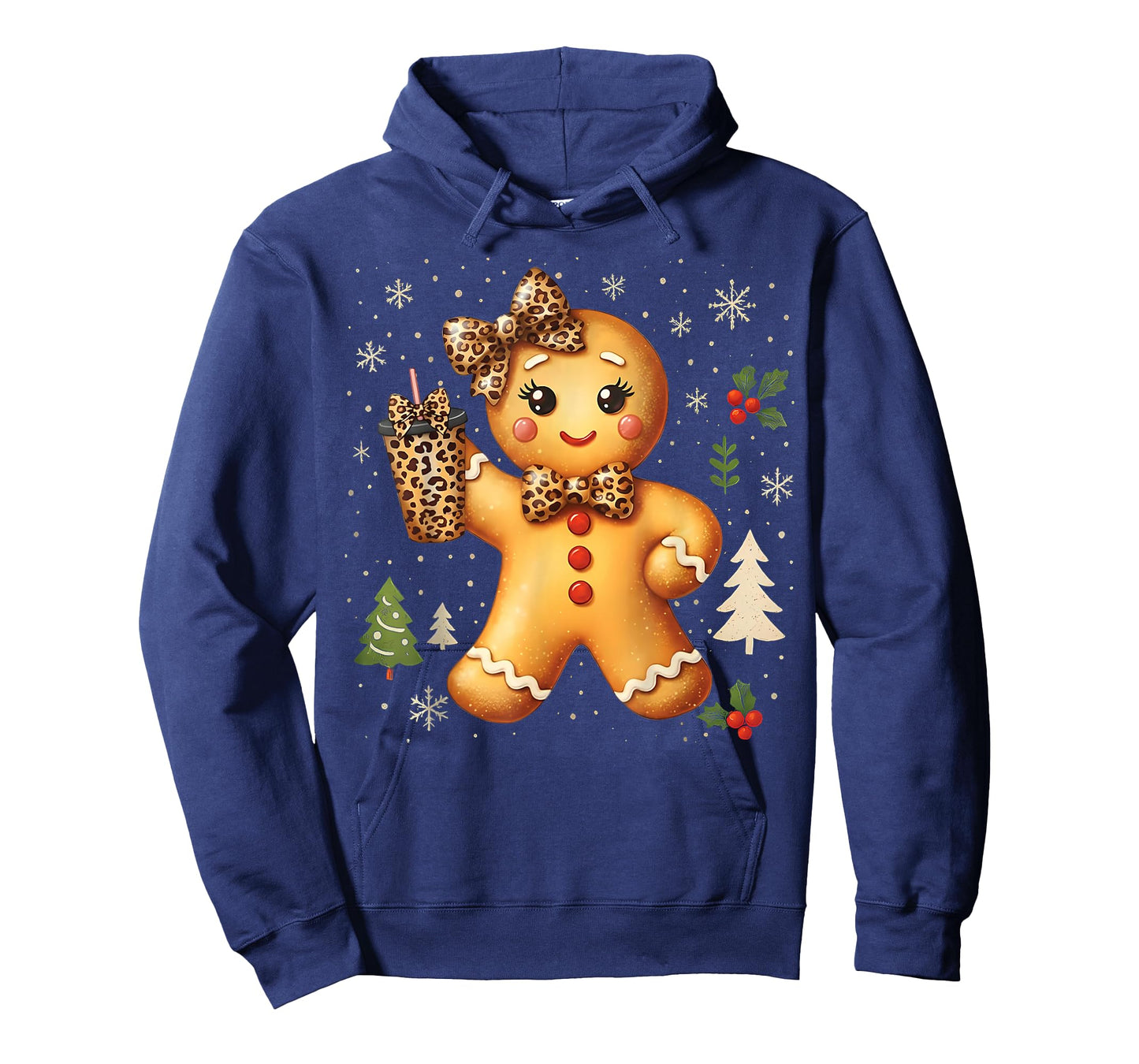 Cute Gingerbread Christmas Snow Xmas Gifts for Men Women Kid T-Shirt