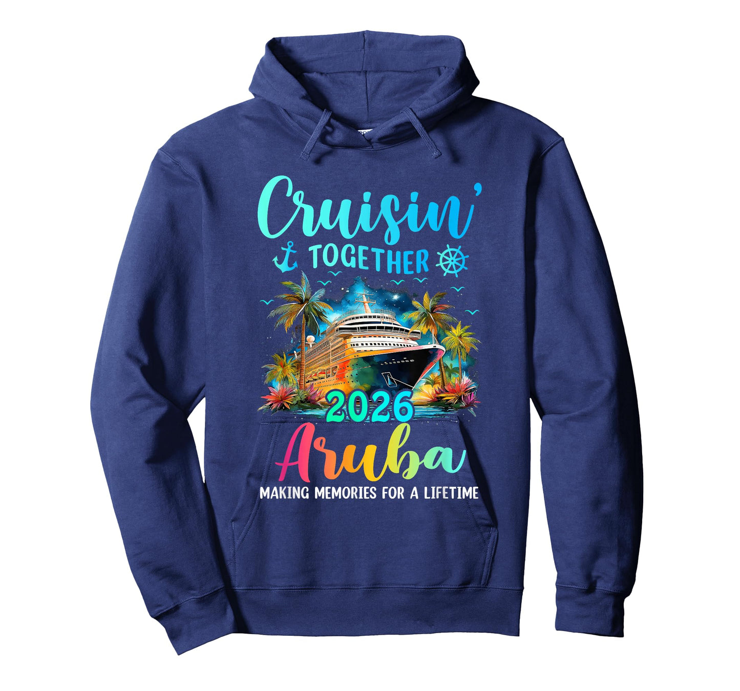 Cruisin' Together Aruba 2026 Family Cruise Vacation T-Shirt