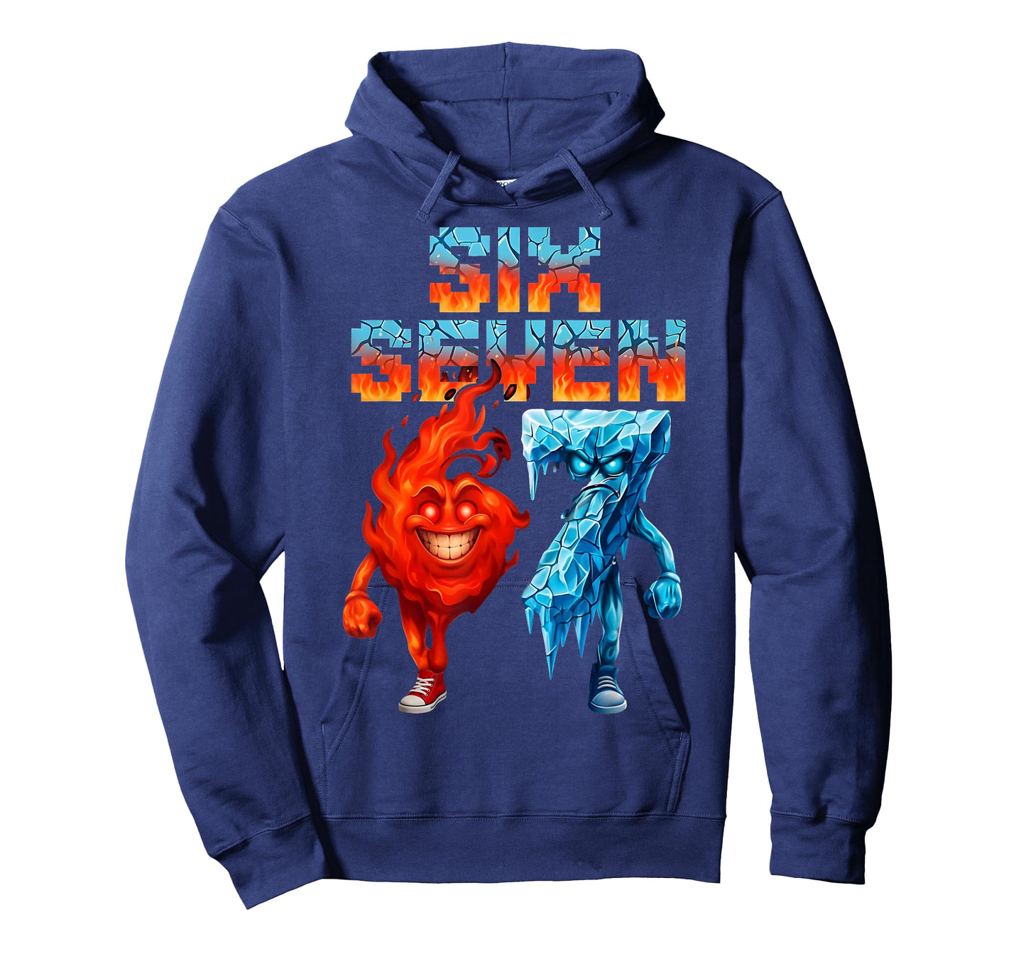 Funny Six Seven 67 Brainrot Meme Gift for Teen Boys Kids T-Shirt