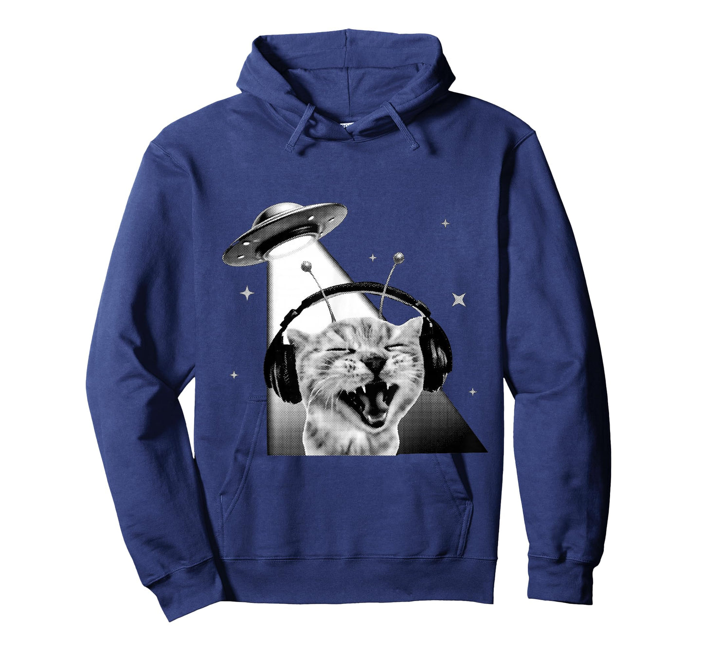 Funny Y2K Alien Cat Meme Retro Silly Cat Vintage Space Kitty T-Shirt