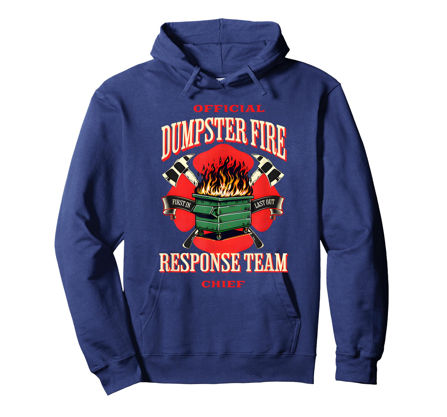 Official Dumpster Fire Response Team Funny Stay at Home Dad T-Shirt