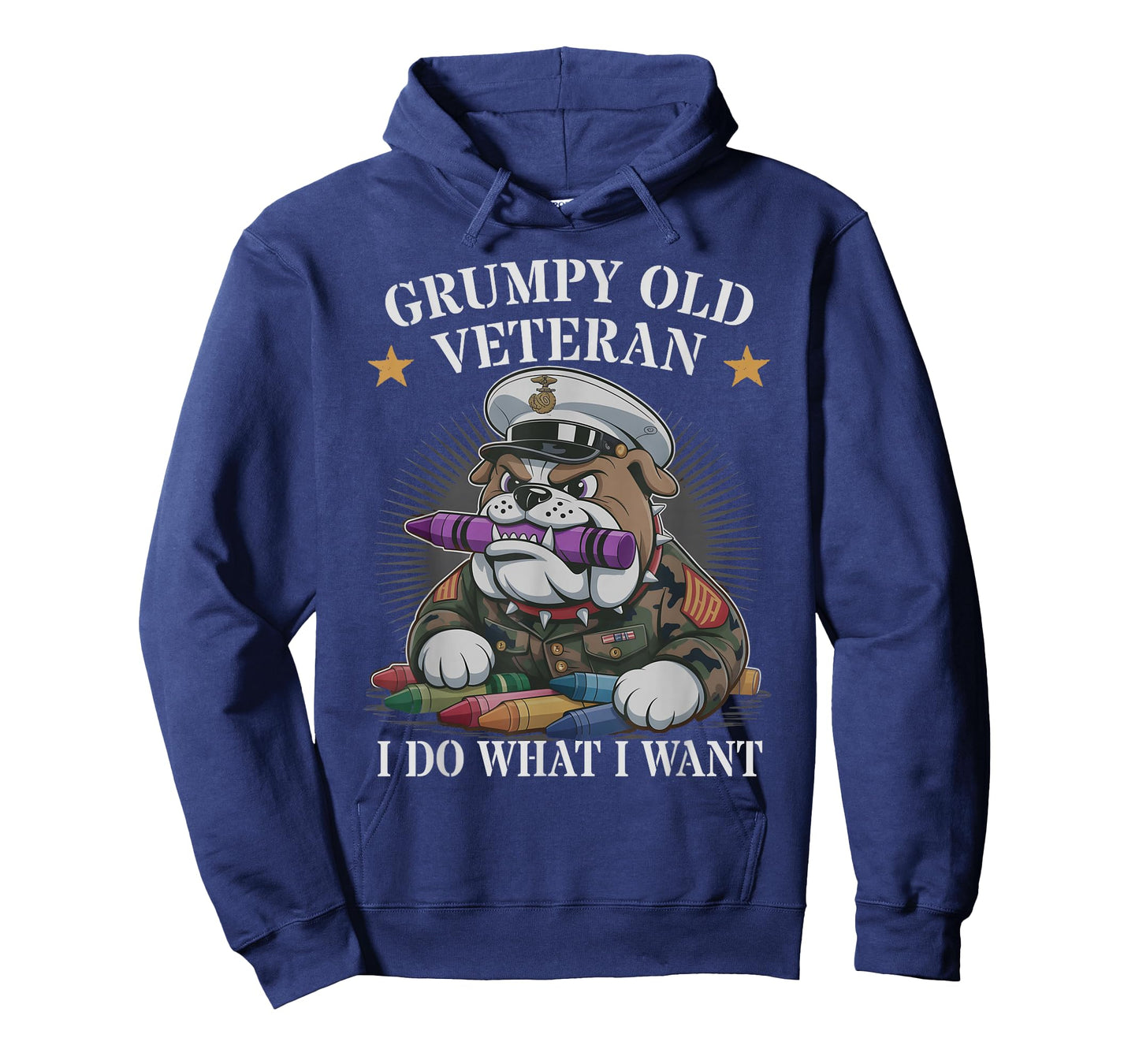 Cute Grumpy Old Veteran I DO What Want Squad Military Corps T-Shirt