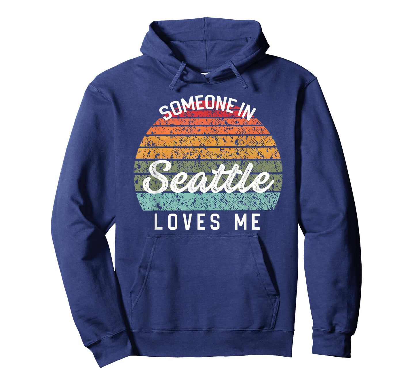 Someone in Seattle Loves Me United States Family Travel Dk T-Shirt