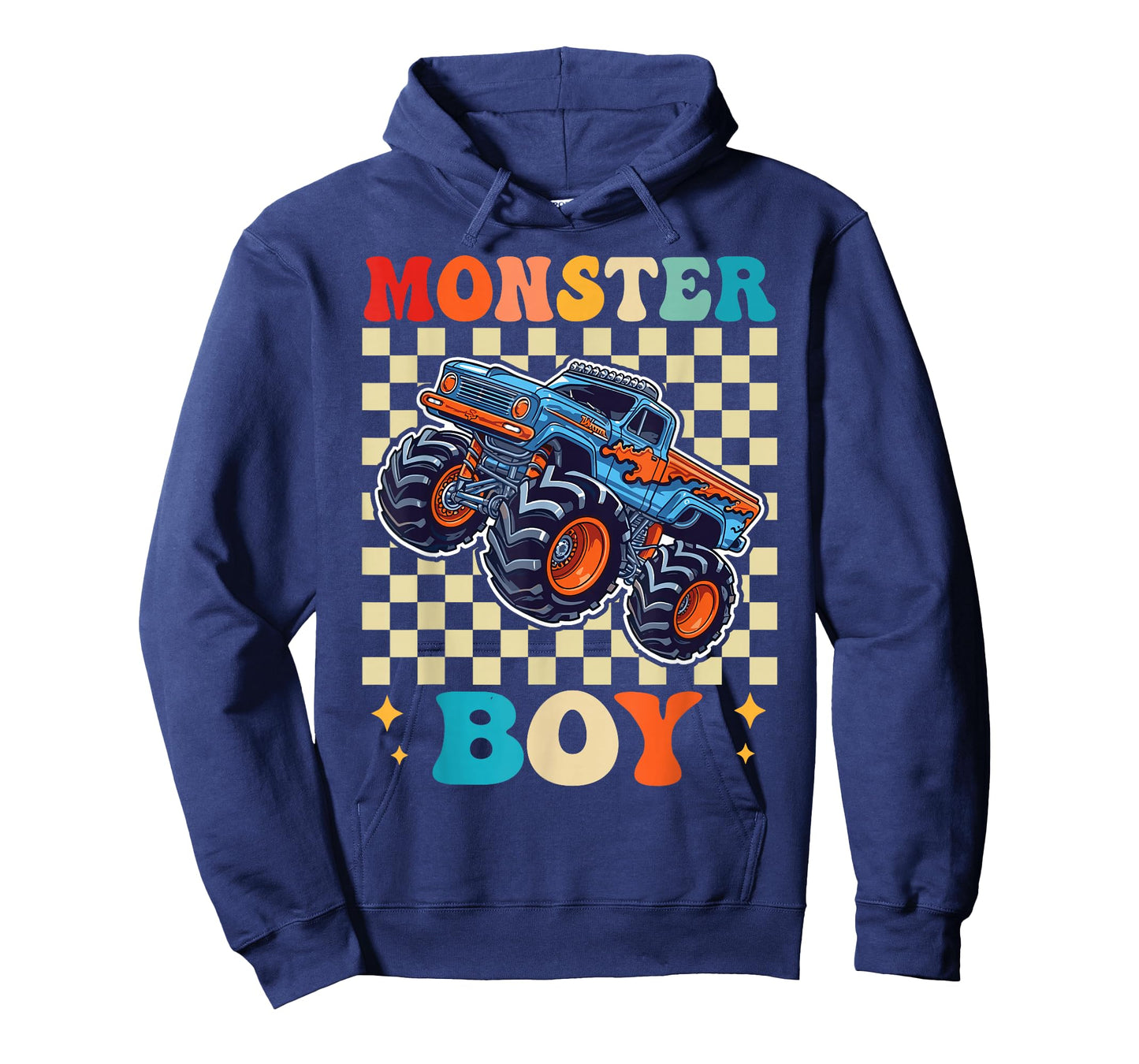 Monster Truck Boy Family Matching Monster Trucks Birthday T-Shirt