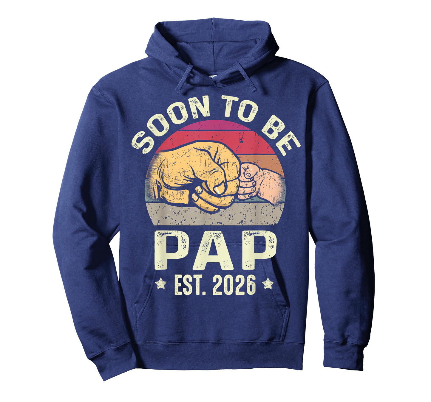 Soon to Be Pap Est 2026 for New Papa Funny Fathers Day T-Shirt