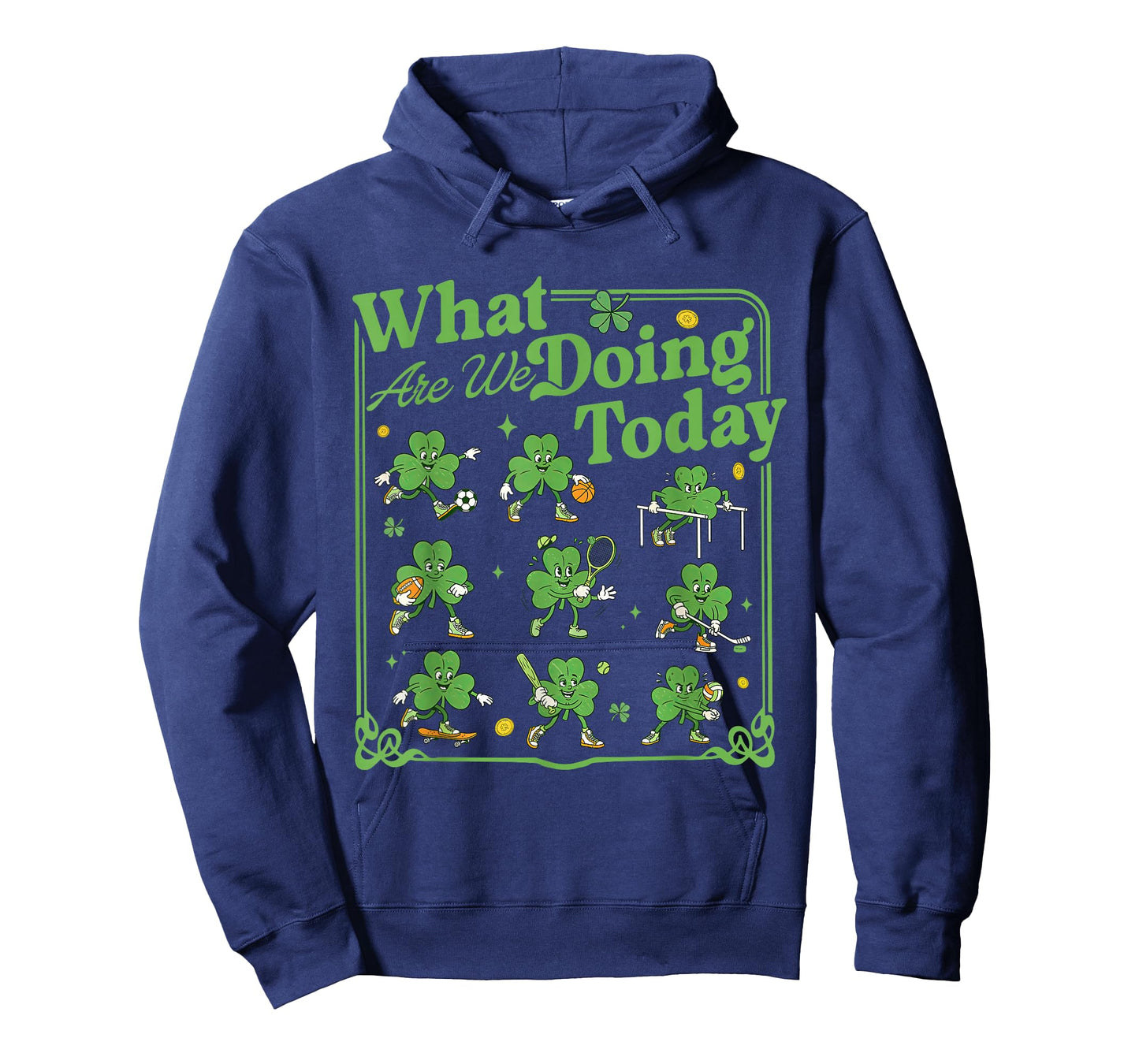 Shamrock What are You Doing Today PE Teacher St Patrick Day T-Shirt