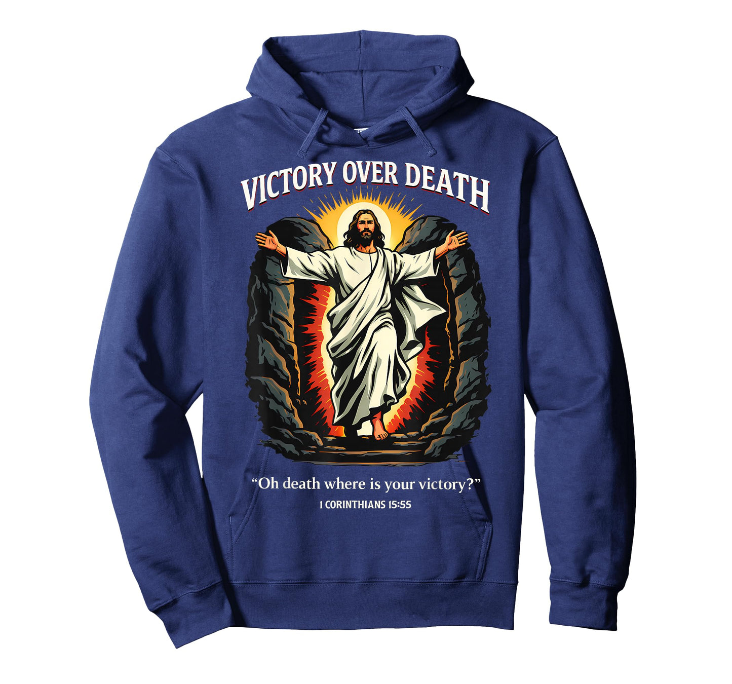 Victory Over Death Jesus Resurrection 1 Corinthians 15:55 T-Shirt