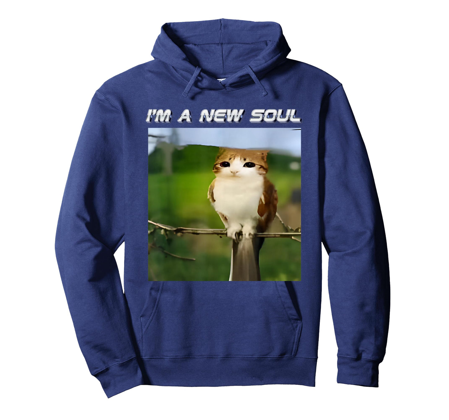 I'm A New Soul Meowl Cat Owl Meme Brainrot Memes Cursed Meme T-Shirt