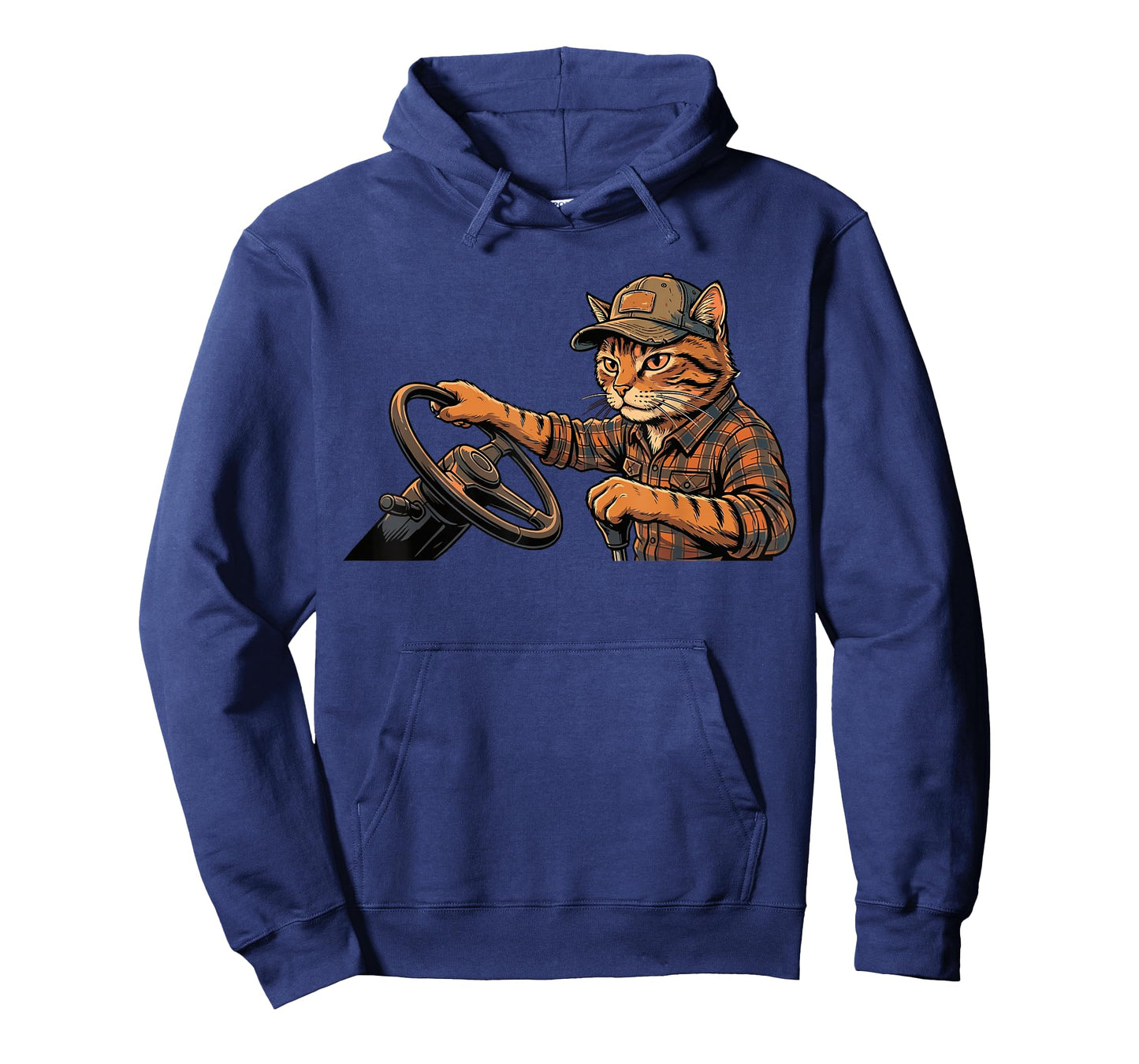 Vintage Cat Truck Driver Funny Trucker T-Shirt