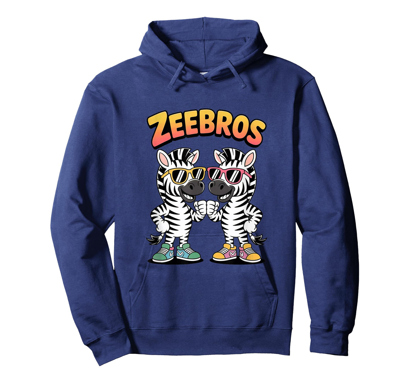 Zeebros Cute Zebra Duo Design for Zebros Lovers T-Shirt