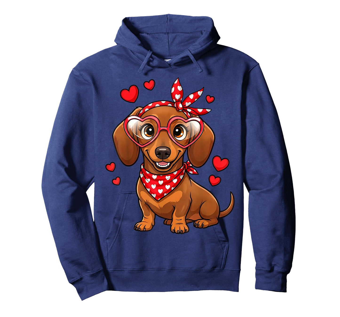 Dachshund Valentines Day Wiener Dog Lover Weenie Heart T-Shirt