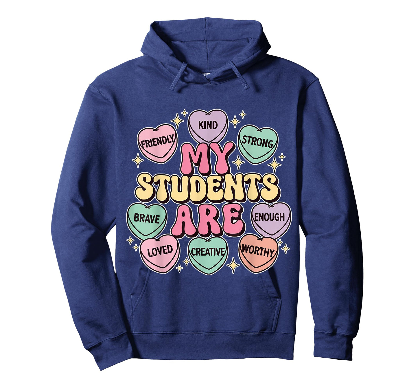 My Students are Loved Teacher Valentines Day Hearts T-Shirt