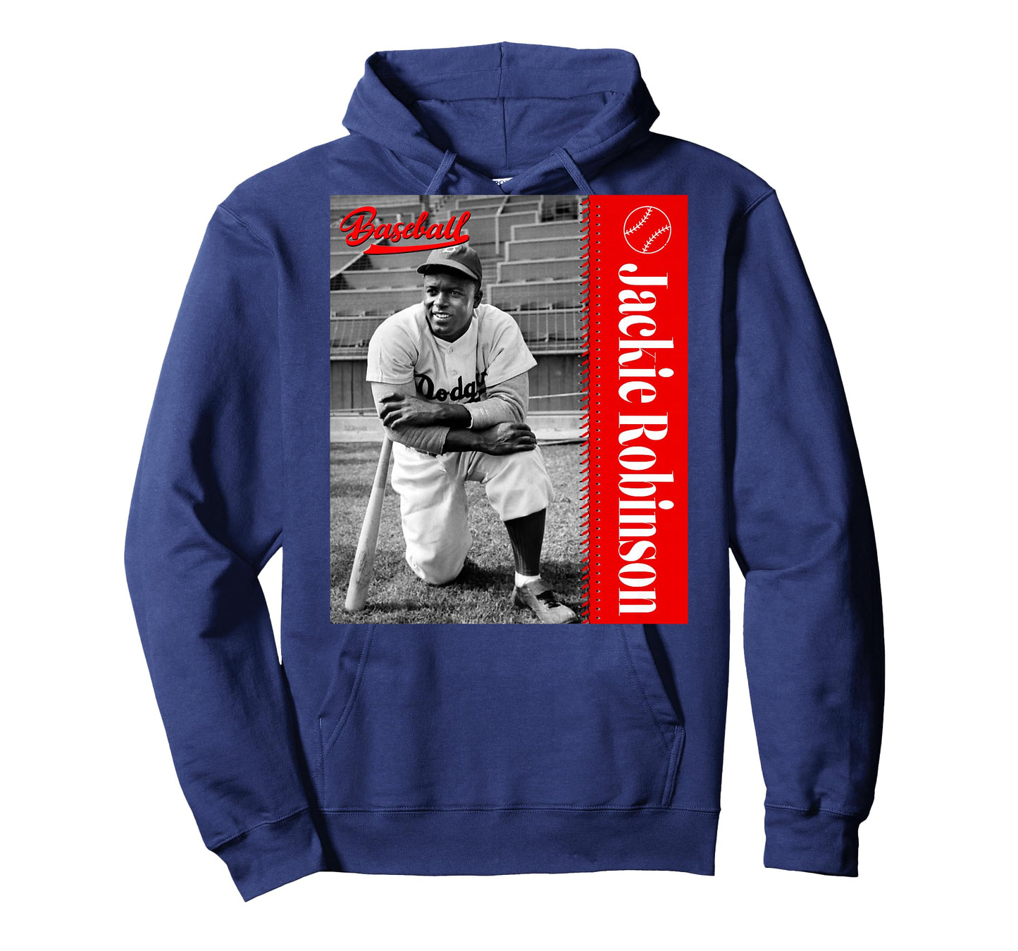 Jackie Robinson_007_Back Printed T-Shirt