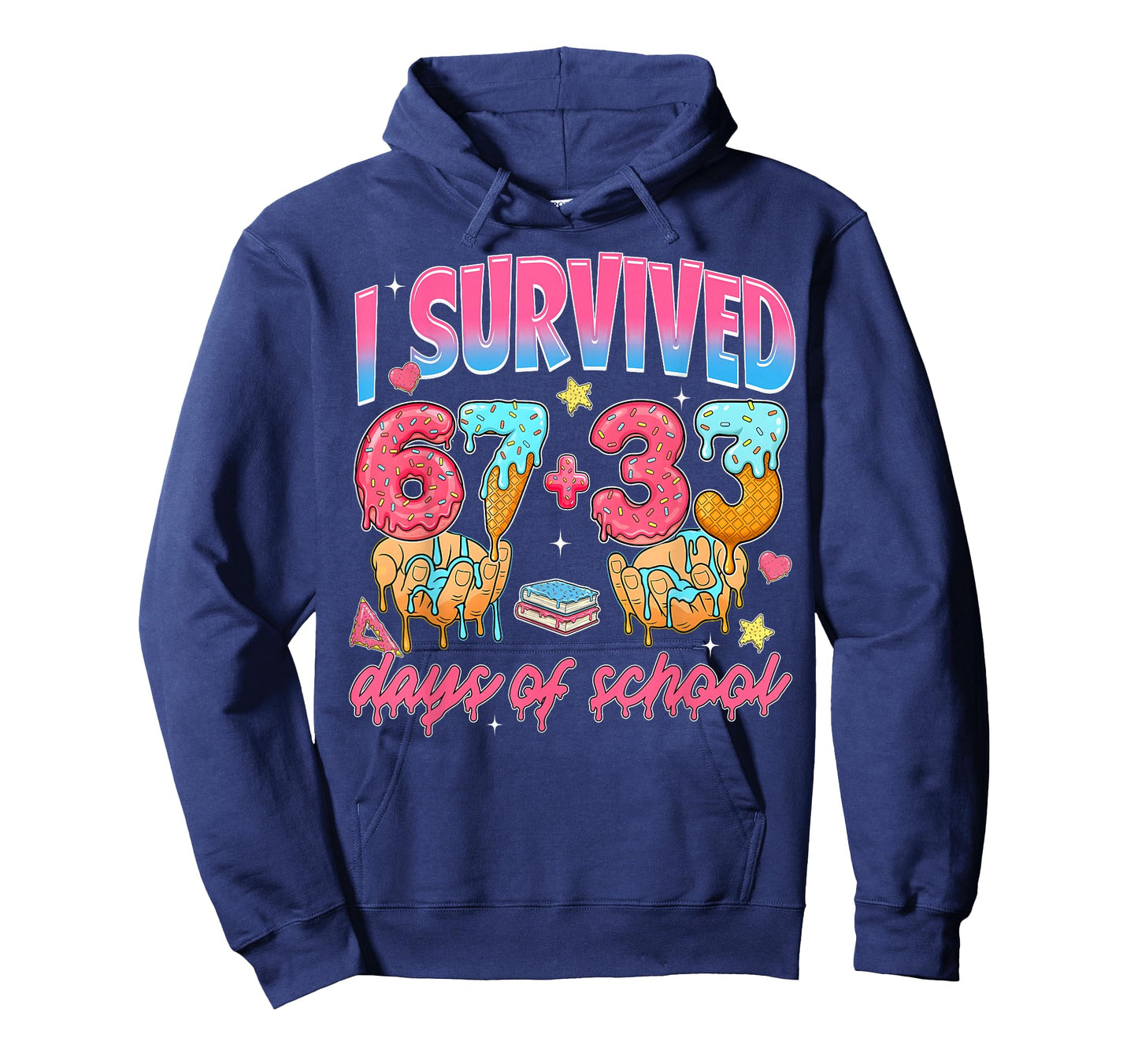 100th Day I Survived 67 + 33 Days of School Boy Girl Teacher T-Shirt