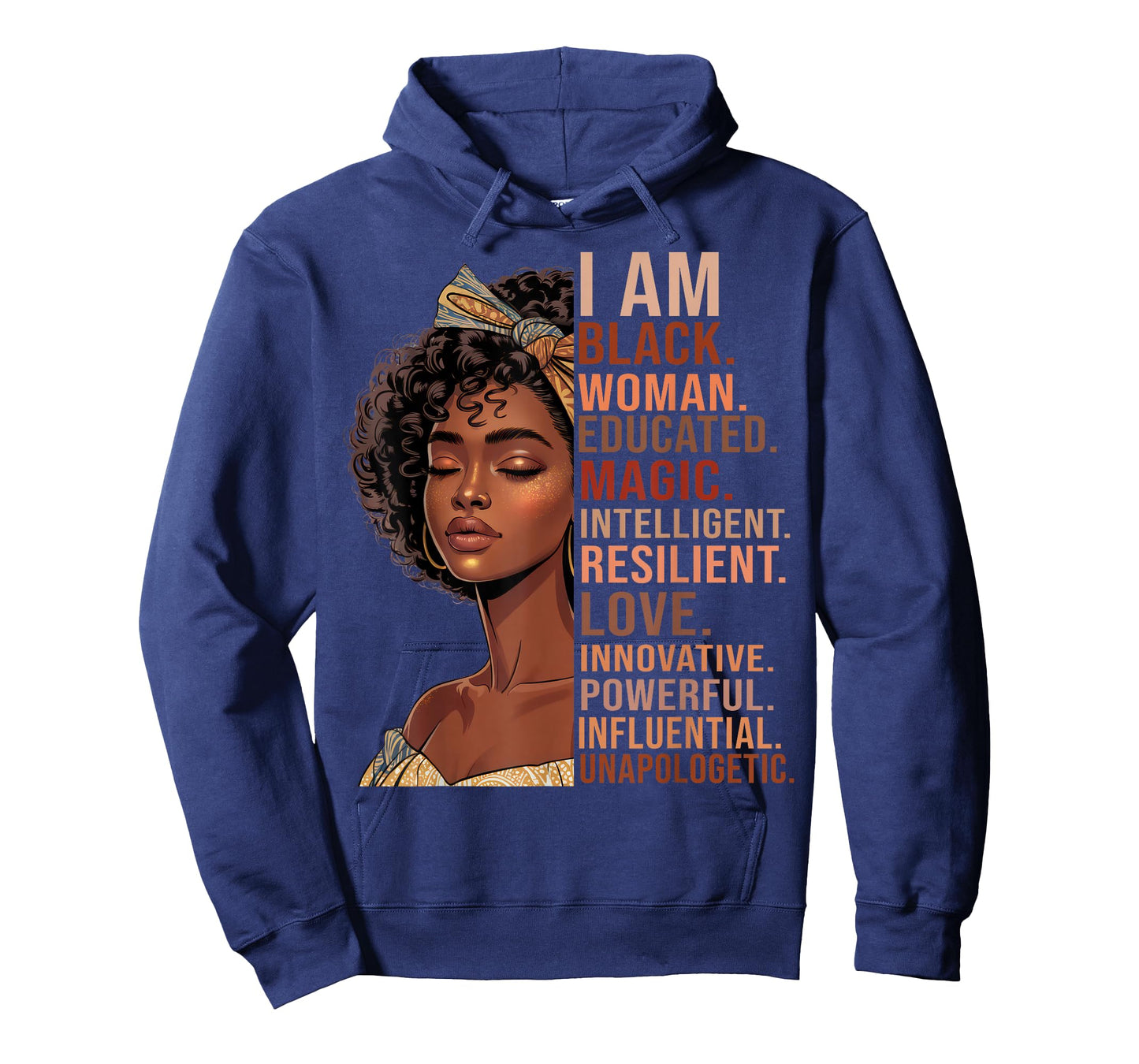 I Am Black Woman History Month Educated HBCU Black Girls T-Shirt