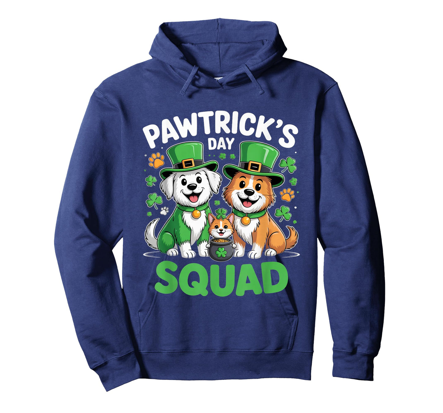 Pawtricks Day Squad St Patricks Dog Lover Dog Crew Outfit T-Shirt