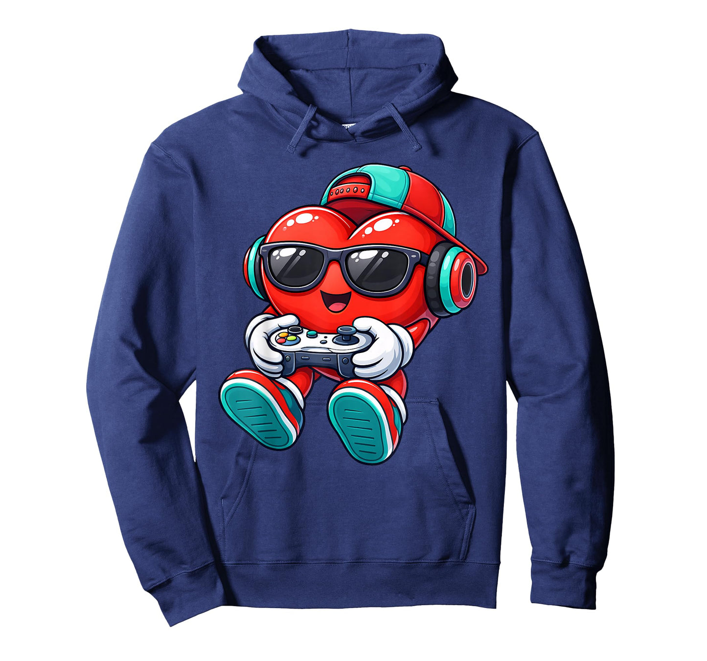 Video Game Heart Gamer Valentines Day for Teen Boys Girl Kid T-Shirt