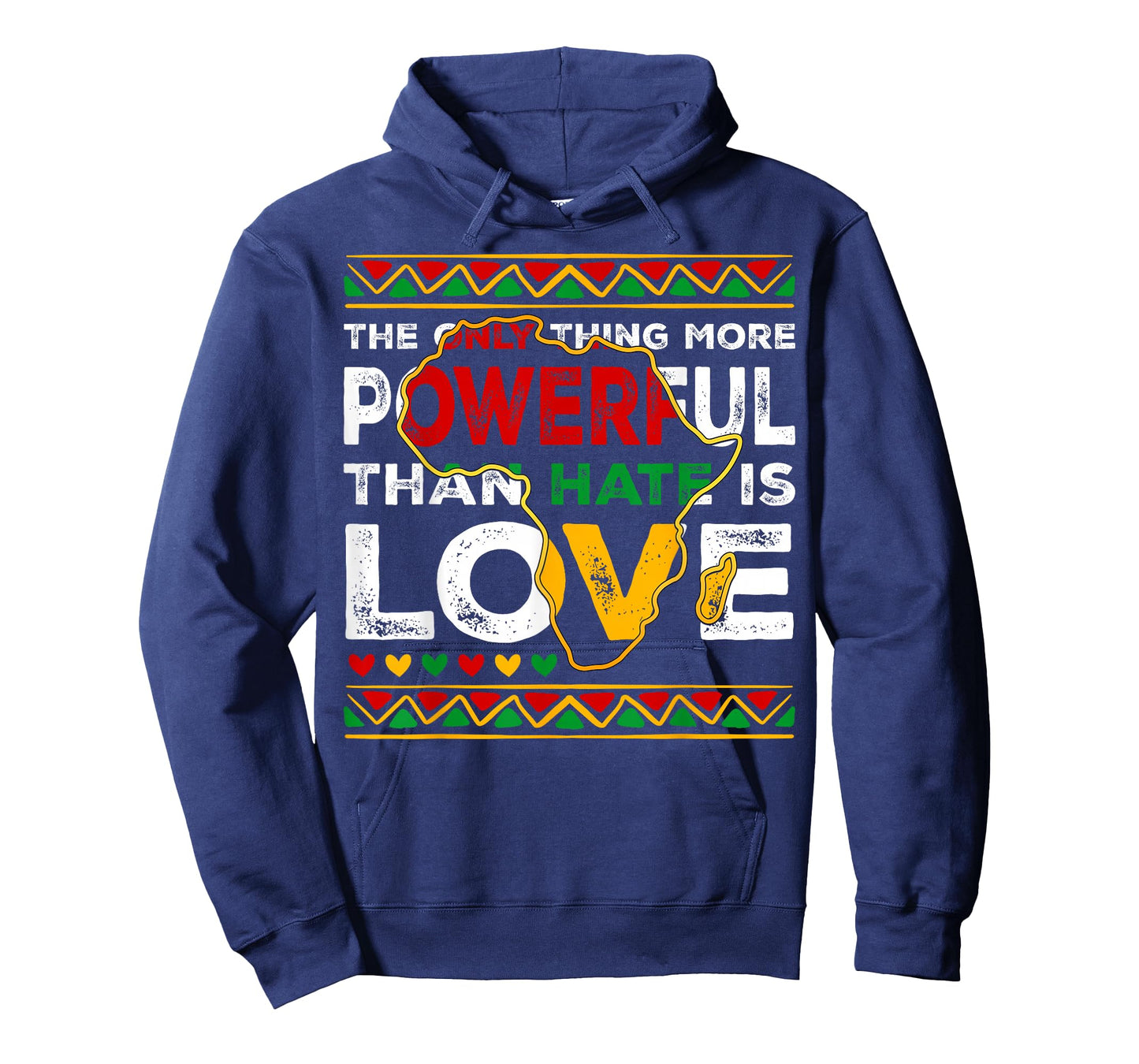 Love Powerful Than Hate Black History Month T-Shirt