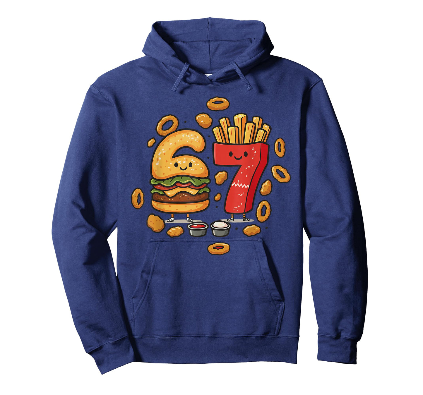 Funny Fast Food 67 Burger Fries Chicken Nugget Six Seven T-Shirt