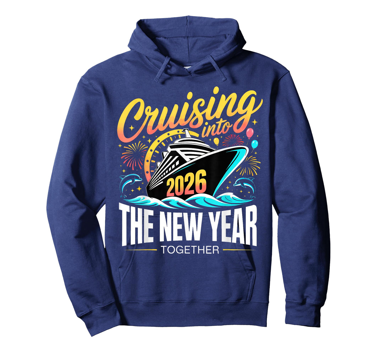 Cruising Into The New Year 2026 Matching Family Cruise Party T-Shirt