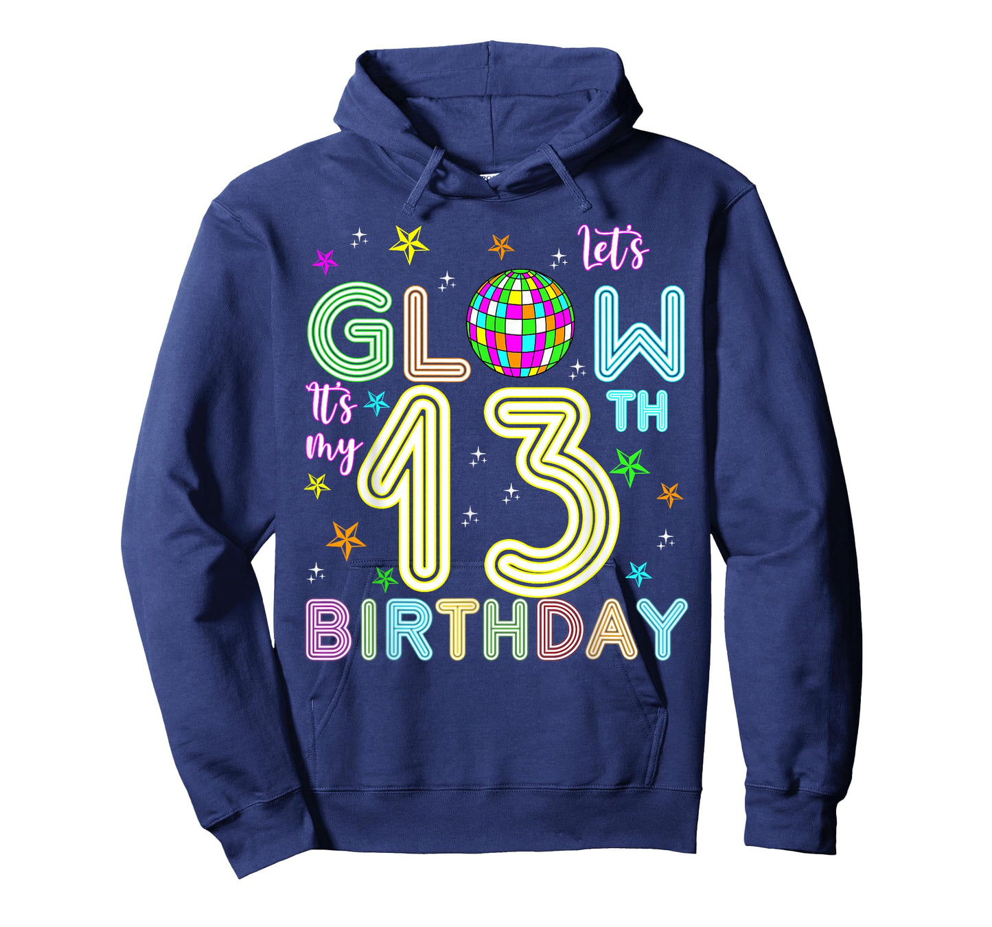 It's My 13th Birthday Glowing 80s 13 Year Old T-Shirt