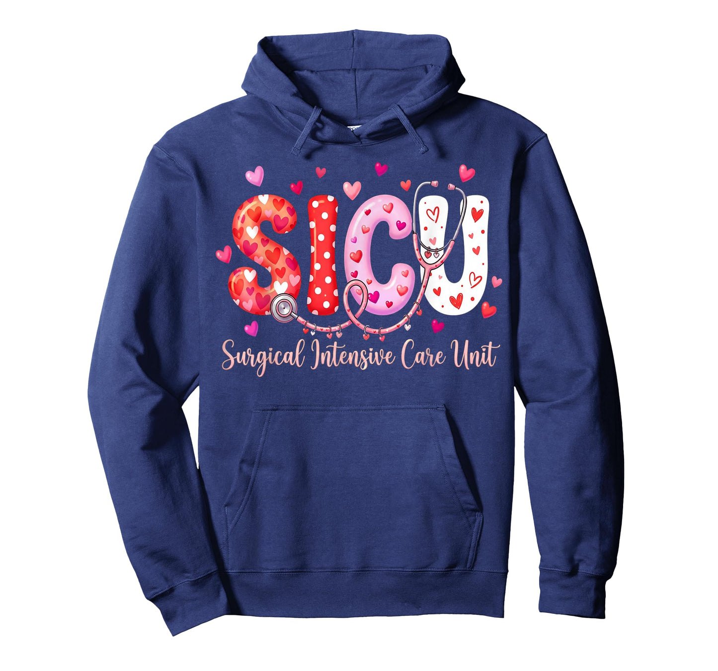 Heart Surgical Intensive Care Unit Valentines SICU Nurse T-Shirt