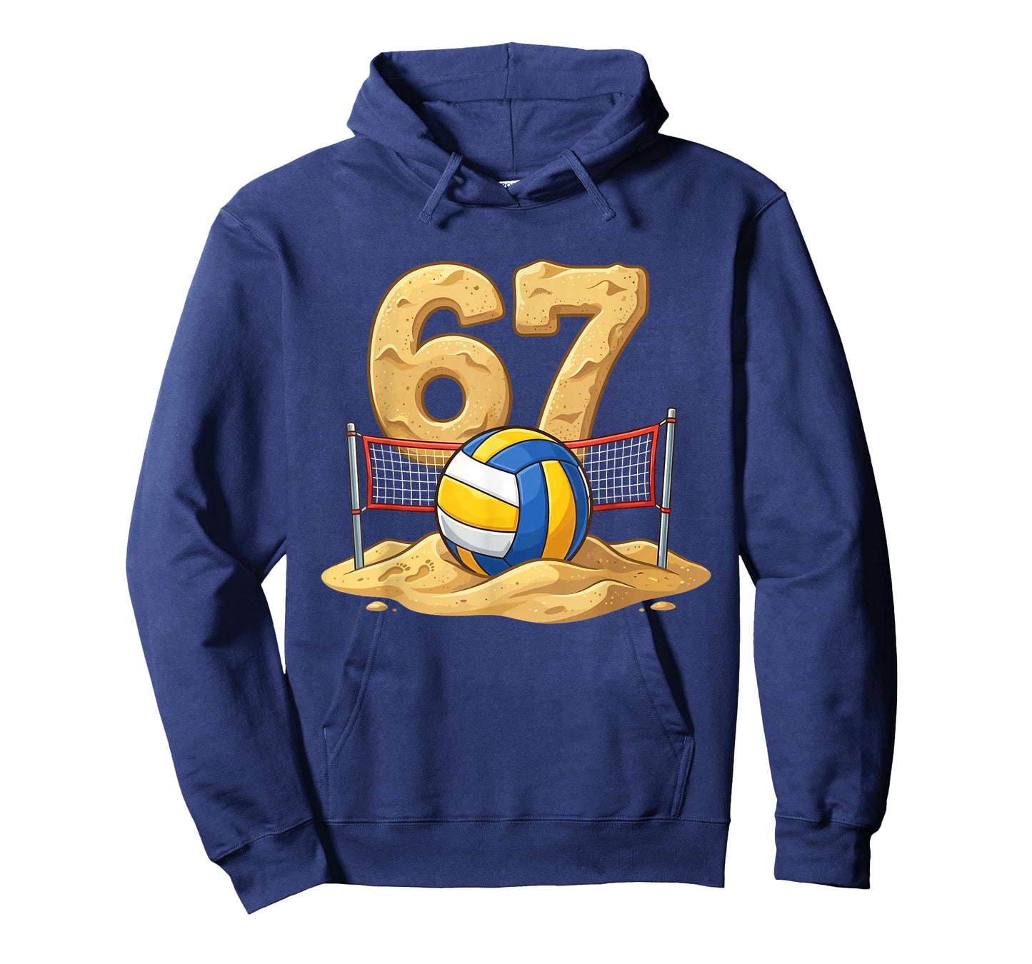 Funny Beach Volleyball 6 7 Meme T-Shirt