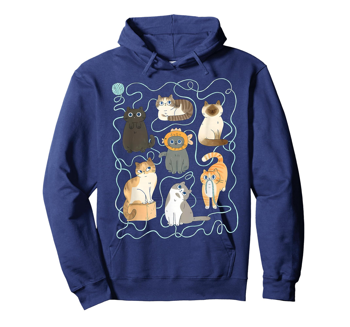 Cute Kittens with Crochet Knitters Crocheter Crocheting T-Shirt