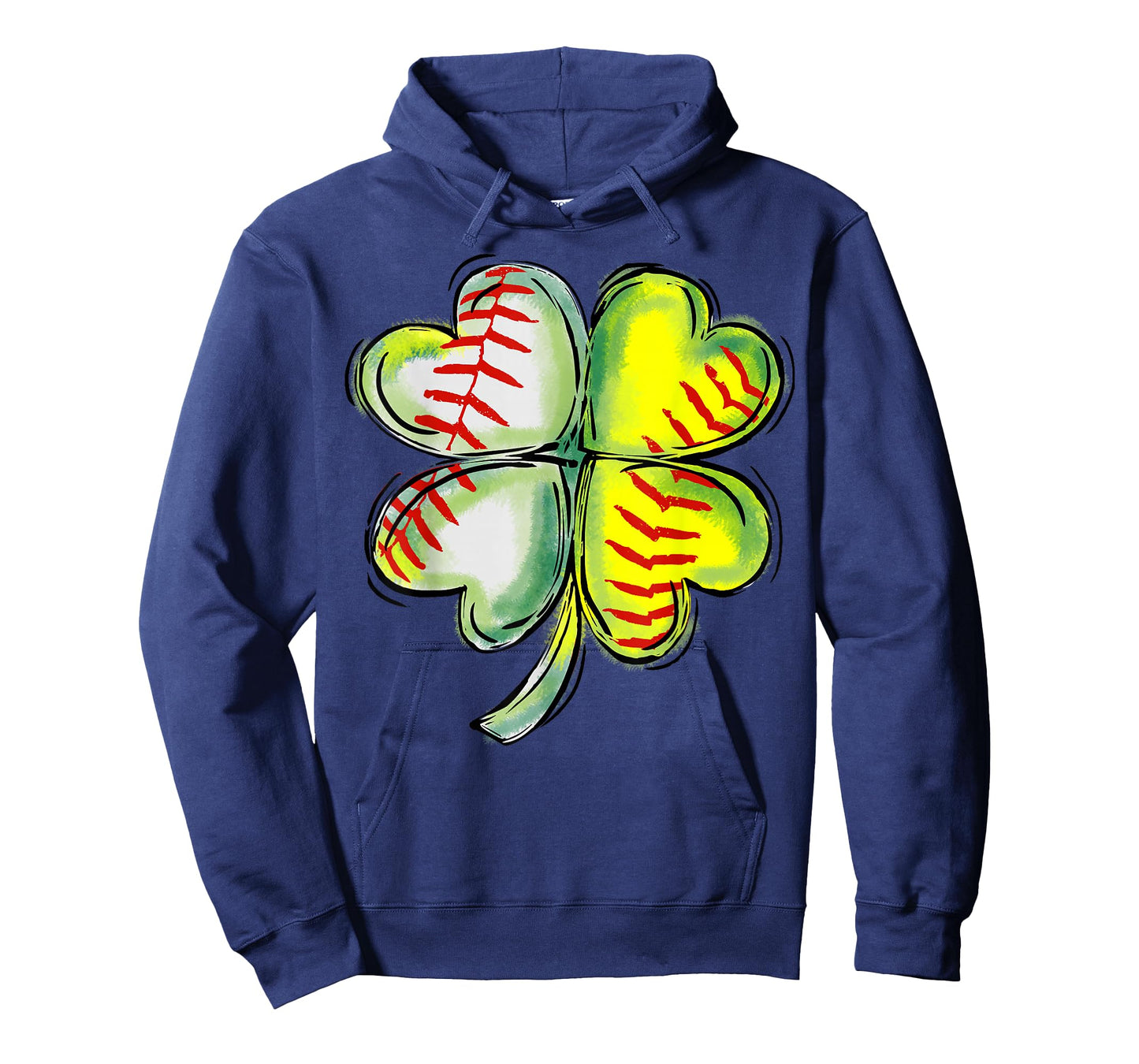 Softball St Patricks Day Shamrock Girls Women Catcher Funny T-Shirt