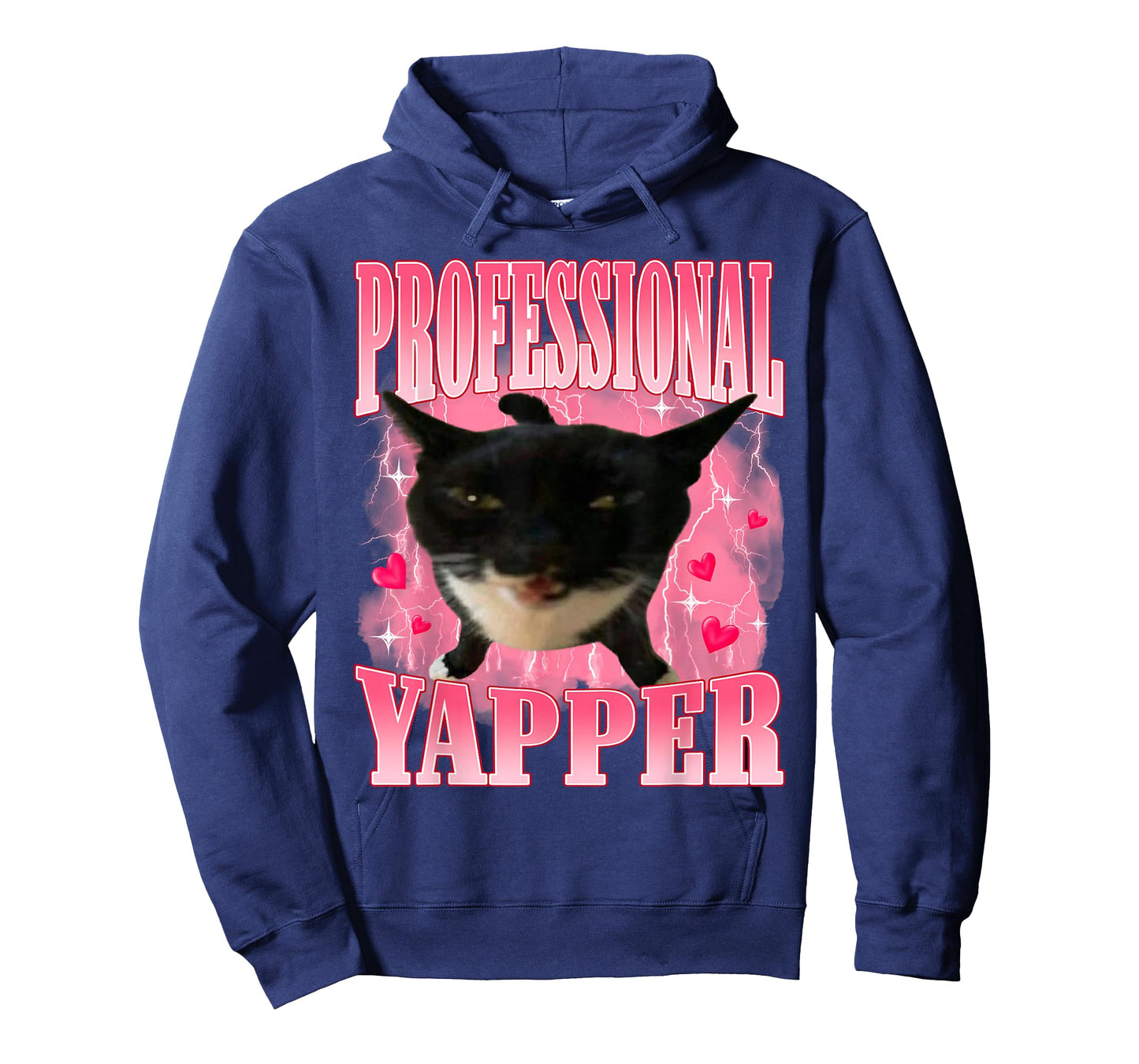 Professional Yapper Cat Funny Oddly Specific Dank Meme T-Shirt