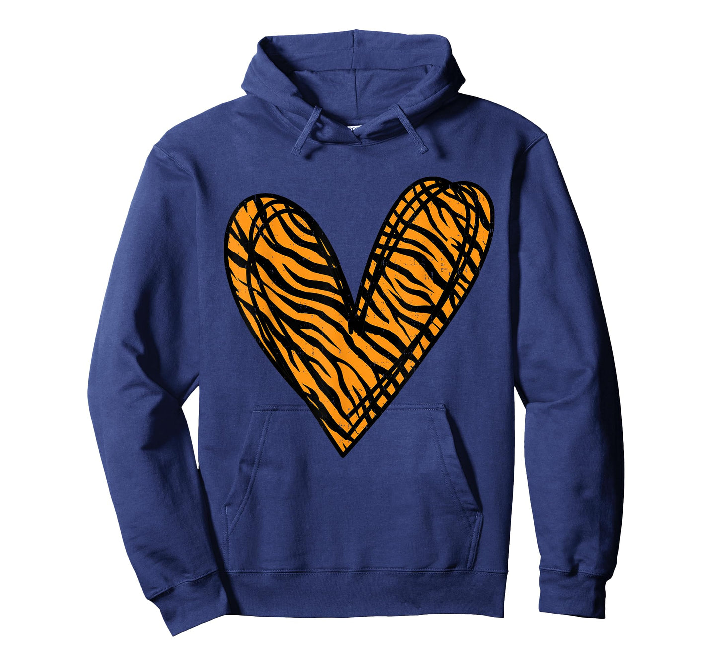 Heart Tiger Print Wild Love Animal Valentines Day Jungle T-Shirt