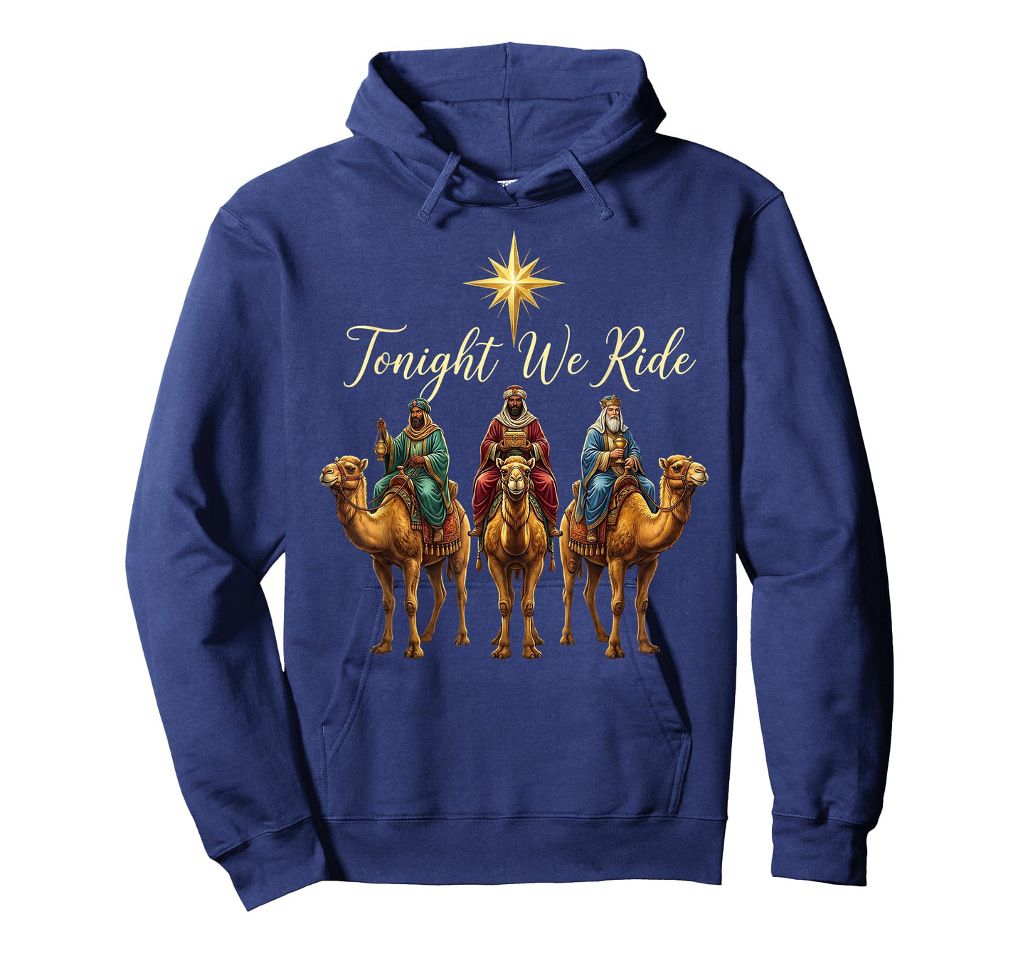 Christmas Nativity Three Wise Men Women Tonight We Ride T-Shirt