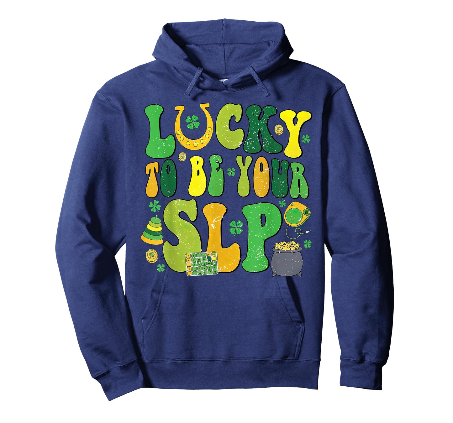 Lucky to Be Your SLP Shamrock St Patricks Day Speech Therapy T-Shirt
