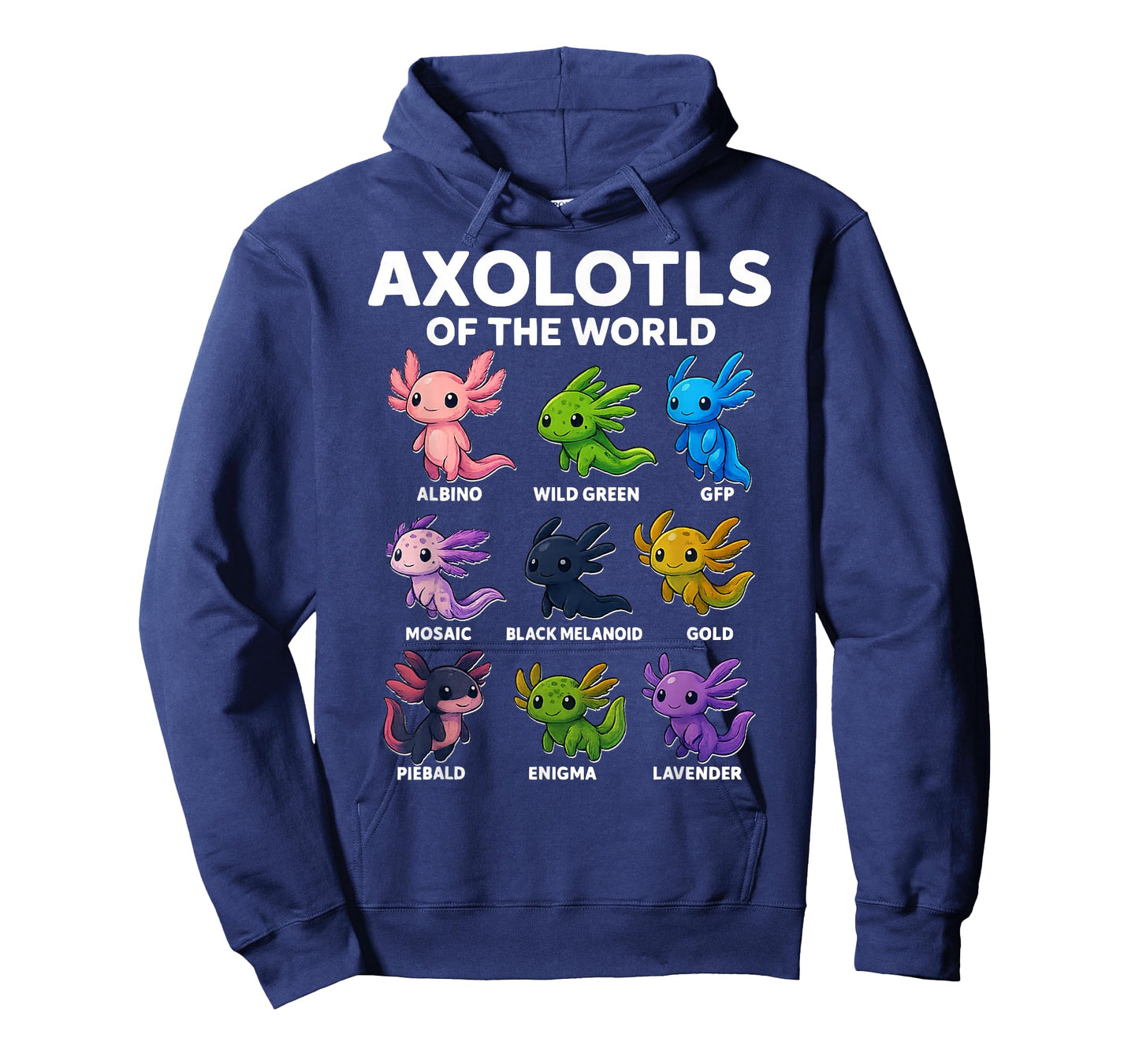 Axolotl Kawaii Axolotls of The World Cute Axolotl Animals T-Shirt
