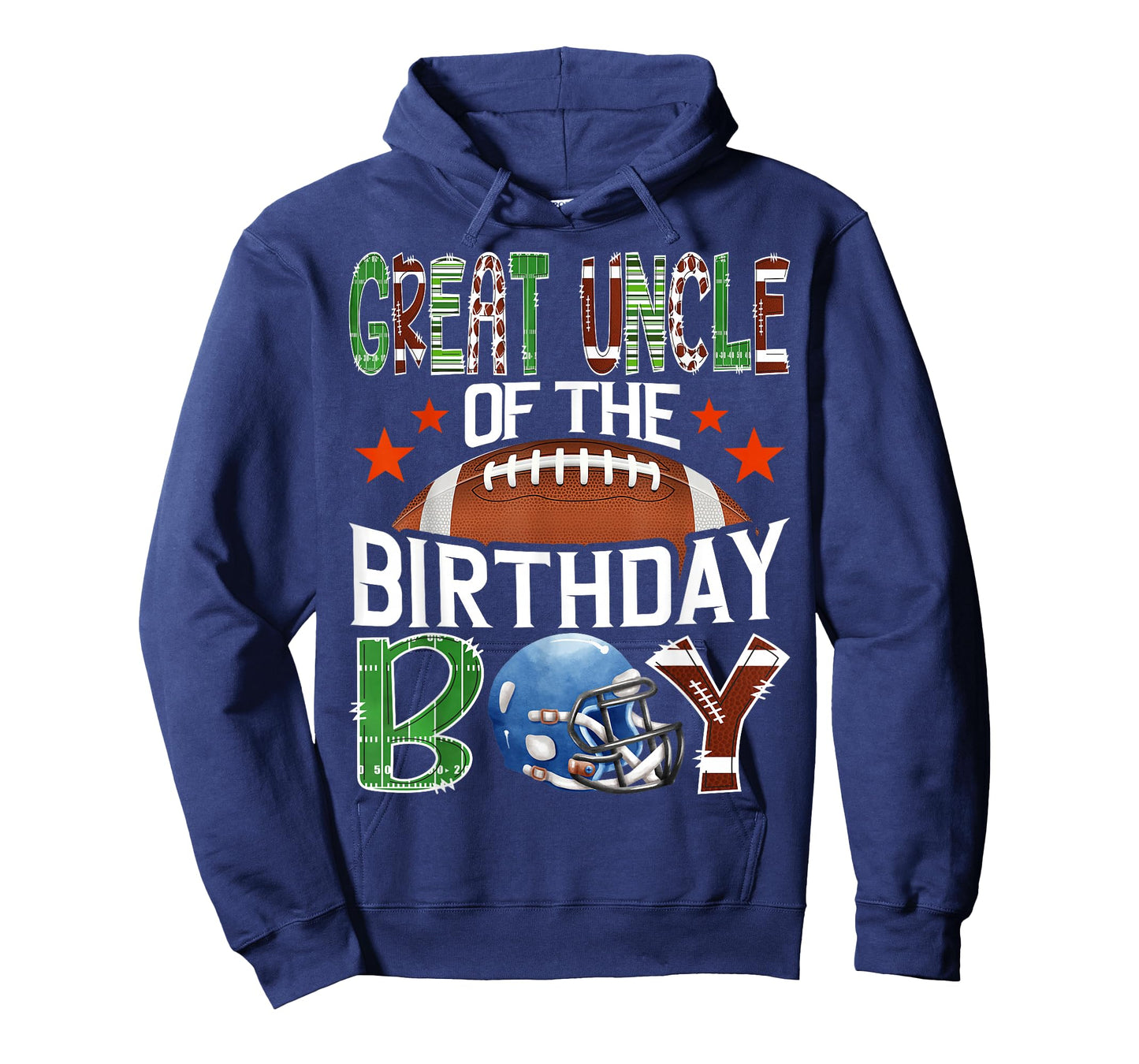 Great Uncle of The Birthday Boy Game Day Football Lover T-Shirt