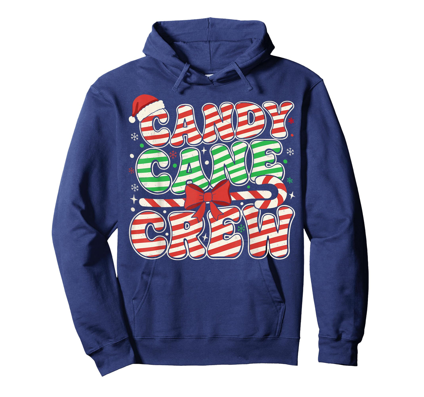 Kids Candy Cane Crew Christmas Family Men boy Women T-Shirt