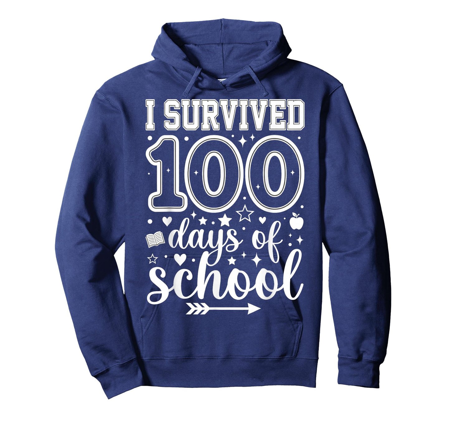 I Survived 100 Days of School Students Teachers 100th Days T-Shirt