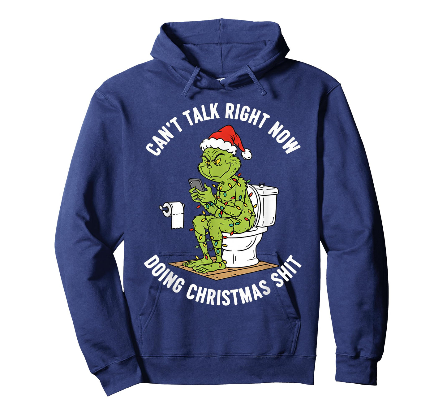 Santa Hat Can't Talk Right Now Doing Christmas Shits T-Shirt