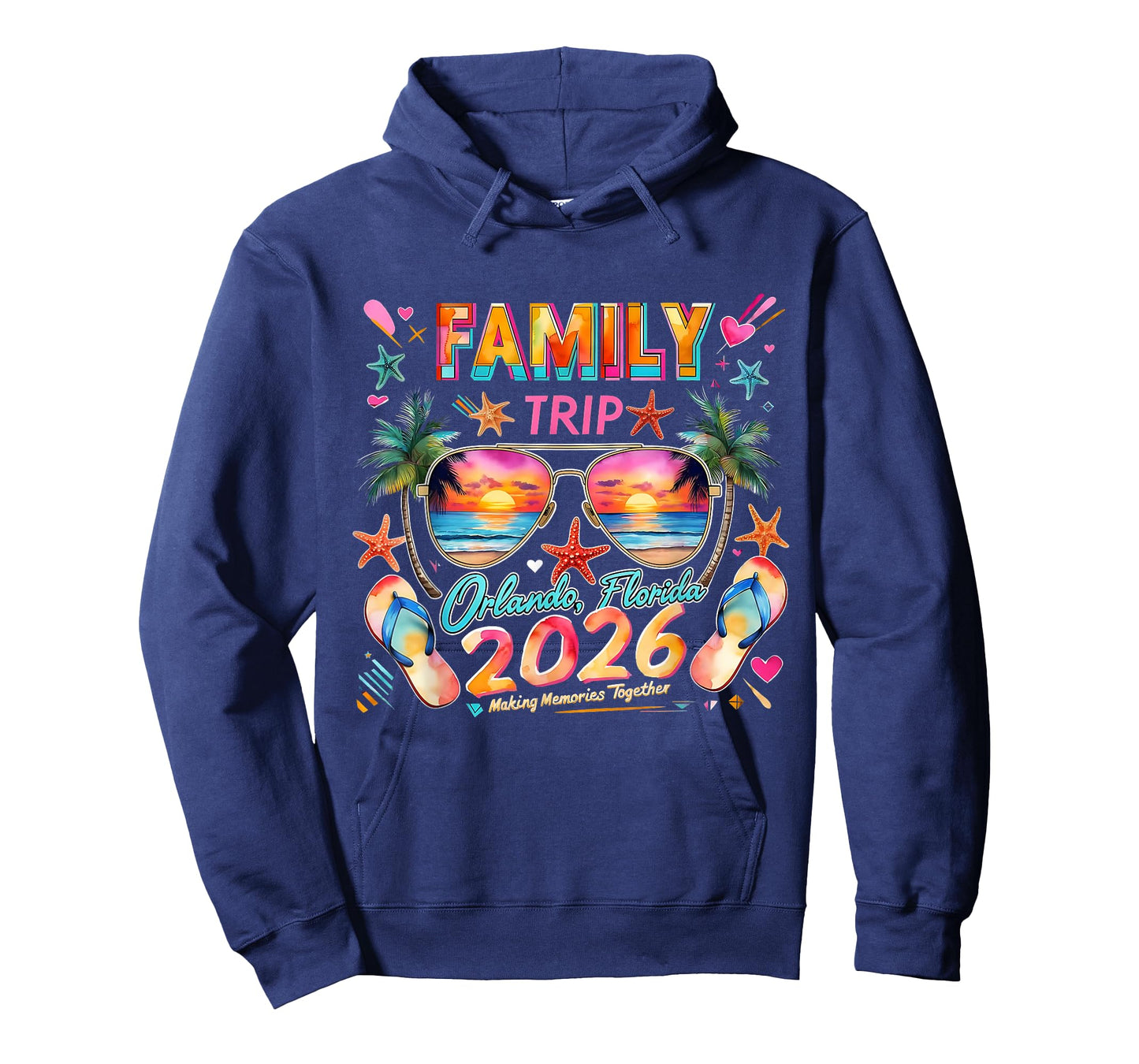 Family Trip Orlando Florida 2026 Making Memories Together T-Shirt
