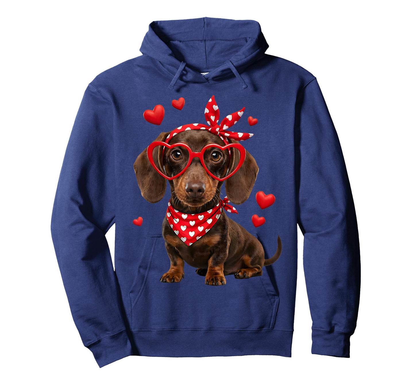 Dachshund Valentines Day Wiener Dog Lover Weenie Heart T-Shirt
