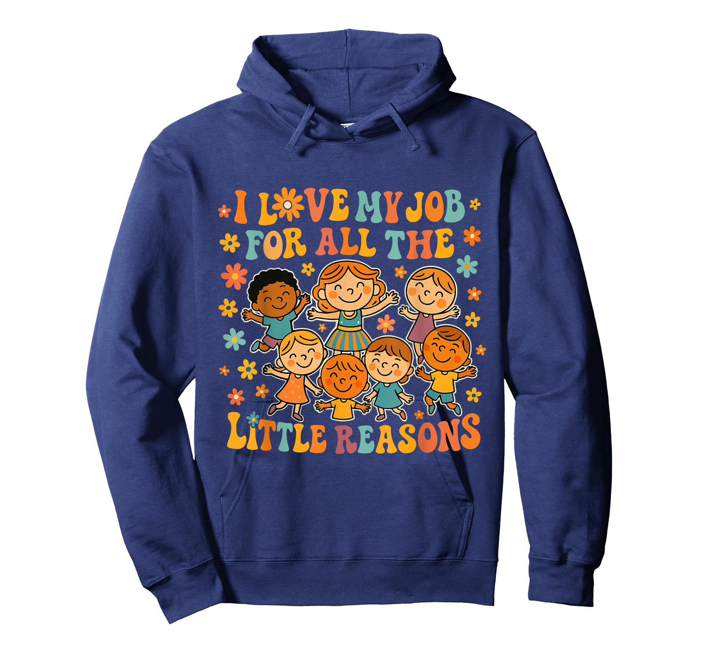 I Love My Job for All The Little Reasons Retro Teacher T-Shirt