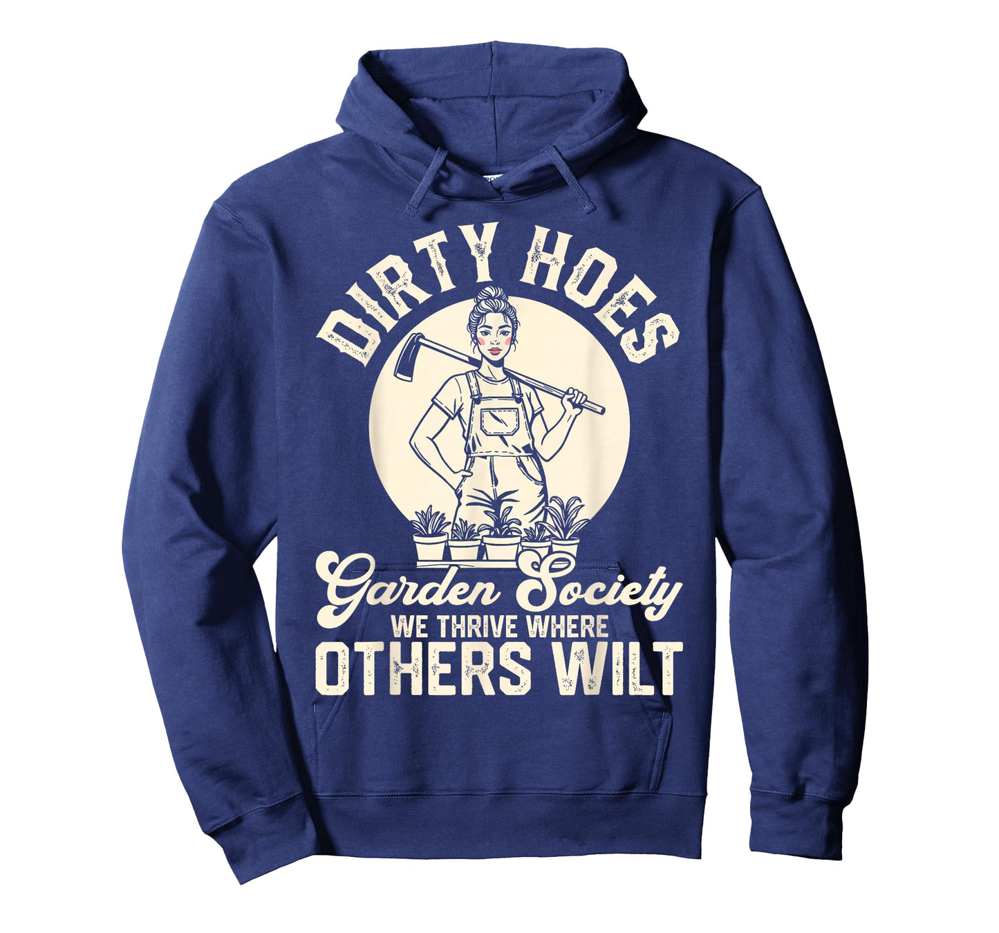 Dirty Hoes Garden Society Funny Gardening Humor Plant Lovers T-Shirt